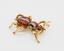 GOLD AND ENAMEL BEETLE BROOCH
