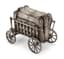 SILVER WAGON WITH SHEAVES OF WHEAT
Russia, 19th century