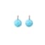 POMELLATO STYLE TURQUOISE, DIAMONDS
AND 18K GOLD EARRINGS