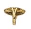 BAGUE EN OR JAUNE 18K ET OPALES, ANNÉES 1980