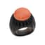 ONYX, CORAL RING