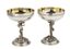 PEDRO DURAN PAIRE DE COUPES À CHAMPAGNE ESPAGNOLES 'BACCHUS' EN ARGENT MASSIF ET ARGENT DORÉ