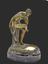 IGNACIO GALLO (?-1935)
Art Deco bronze, marble and alabaster lamp