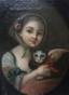 Russian school Unknown artist
Portrait of a girl witha catOil, canvasEarly 19th century48 x 36.5 cm.Н е и з в е с т н ы й
