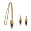 MAGERIT ‘MYTHOLOGY’
SET OF 18K YELLOW GOLD DIAMOND AND ONYX NECKLACE AND EARRINGS