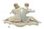 ‘LES MUSICIENS’ GROUPE EN PORCELAINE HUTSCHENREUTHER, D’APRÈS UN MODÈLE DE CARL WERNER, MILIEU DU 20ÈME SIÈCLE