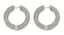 SILVER CREOLE EARRINGS