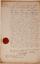 JEAN-BAPTISTE DONATIEN DE VIMEUR, COUNT  OF ROCHAMBEAU (1725-1807)
Apostille signed in the capacity of Infantry Inspector