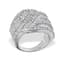 DOME GOLD AND DIAMOND RING
