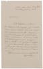 CHARLES-ANDRÉ POZZO DI BORGO (1764-1842), Count
Autograph letter signed addressed to Captain Charles Frederick Henningsen.
Ashburnham House [London], Thursday, 20 August [1835].