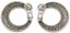 CLIPS D’OREILLES EN OR GRIS 18K ET 5 CT. DIAMANTS