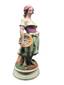 Biscuit porcelain Figurine of a Woman with Fish