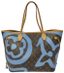 LOUIS VUITTON 
SAC CABAS NEVERFULL MM TAHITIENNE MYKONOS TOILE MONOGRAM, ÉDITION LIMITÉE, 2017