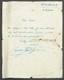 Letter from Prince Golitsyn to Count AN Ignatiev. 1930-1940s.