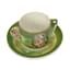 SOVIET PORCELAIN CUP AND SAUCER ‘PASTORAL’
Dmitrovsky Porcelain Factory, Verbilki, circa 1920-30s