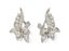 BOUCLES D'OREILLES EN OR GRIS 18K ET DIAMANTS