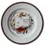 PORCELAIN PROPAGANDA PLATE WITH AN OPEN BOOK: 'HISTORY OF THE OCTOBER TAKEOVER. 1917' 
State Porcelain Factory, 1921 
Design by Zinaida Kobyletskaya