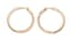 18K ROSE GOLD, DIAMOND HOOPS