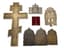 SET OF FIVE ORTHODOX OBJECTS, 18TH -19TH CENTURIES