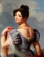 CHARLES THEVENIN (1764-1838)
Mademoiselle Mars portant une robe de soie