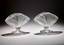 PAIR OF CRYSTAL VASES, LALIQUE FRANCE