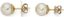 BOUCLES D’OREILLES EN OR JAUNE 18K ET PERLES