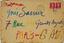 PABLO PICASSO (1881-1973)
Autograph envelope to Mrs Inès SASSIER, with  note on the back. 