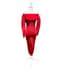 BALMAIN PARIS
Off-shoulder ribbed-knit midi dress, Spring-Summer 2022
