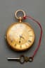 18K YELLOW GOLD AND ENAMEL POCKET WATCH, CIRCA 19TH CENTURY