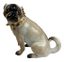 ‘PUGS’ PAIR OF PORCELAIN FIGURINES 
MEISSEN, AFTER A MODEL BY JOHANN JOACHIM KÄNDLER, 19TH CENTURY