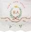 A large embroidered kerchief offered to Nicholas II at his visit to the Trinity Lavra of St. Sergius. 295 х 47 cm.