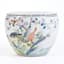 IMPORTANT CHINESE PORCELAIN
FISHBOWL WITH BIRD DECORATION, 
CHINA 18TH – 19TH CENTURY