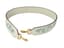 **FENDI
SHOULDER STRAP WHITE PYHTON LEATHER, BLUE EMBRODERY AND STRASS