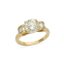 BAGUE EN OR JAUNE 18K ET DIAMANTS 2,28 CT.