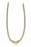 ‘PANTHERS’ 14K YELLOW GOLD, DIAMOND AND SAPPHIRE NECKLACE