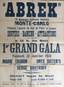 Archives of Savin, V.V. - the owner of Cabaret Abrek in Monte Carlo.
Six posters of the Russian cabaret «Abrek» 80 x 59.5 cm. 1931.