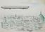 7 WATERCLOURS DEPICTING THE GERMAN AIRCRAFT CARRIER GRAF ZEPPELIN
Watercolour on paper, with text in German