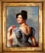 CHARLES THEVENIN (1764-1838)
Mademoiselle Mars portant une robe de soie