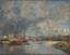 EUGÈNE BOUDIN (1824 - 1898) View on the Port of Dieppe