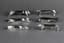 GALLIA' CHRISTOFLE ART DECO SET OF SIX SILVER-PLATED KNIFE RESTS
France, Édouard-Marcel Sandoz, circa 1930s