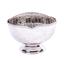 A SILVER-PLATED ROSE BOWL WITH METAL FLOWER SUPPORT, MAPPIN & WEBB
D: 20,5 cm, H: 13 cm