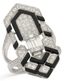 GIRONA PRIVÉ
BAGUE EN OR GRIS 18K, DIAMANTS ET ONYX NOIR (AVEC CERTIFICAT)