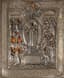 AN ICON ‘THE MOTHER OF GOD, THE JOY OF ALL WHO SORROW’ IN A SILVER
OKLAD