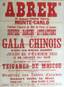 Archives of Savin, V.V. - the owner of Cabaret Abrek in Monte Carlo.
Six posters of the Russian cabaret «Abrek» 80 x 59.5 cm. 1931.