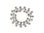 18K WHITE GOLD AND DIAMOND RINCEAUX SHAPED BRACELET