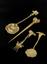PRINCE BOJIDAR KARAGEORGEVITCH (1862-1908)
Art Nouveau set of four silver-gilt objects (spoon, knife, fork, paper knife)
