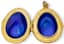 SET OF FOUR 'EASTER EGGS' SILVER-GILT ENAMEL AND GEMS PENDANTS