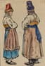 ALEXANDRE BENOIS (1870-1960)
Costume design for the opera Boris Godunov by Musorgsky in 1943