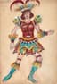 MSTISLAV DOBUZHINSKY (1875-1957)
Costume Design for Le Sauvage Variante from Mademoiselle Angot (Choreography by Leonid Myasin)