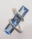 Futurist aquamarine ring. Scavia – Milan.
Scavia – Milan. 8cts aquamarine set with diamonds
